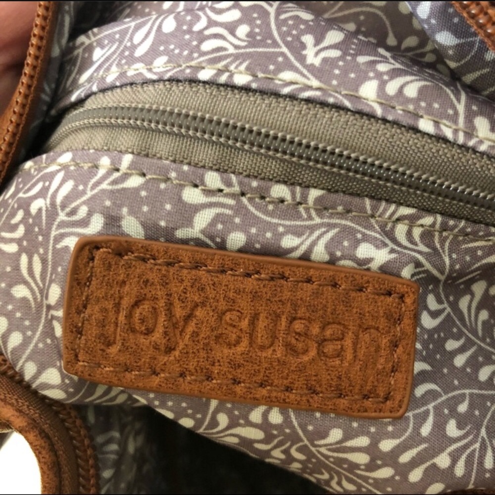 Joy Susan vegan leather hand bag.